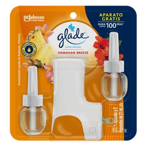 Aromatizante Ambiental Glade El Ctrico Hawaiian Breeze Aparato Y