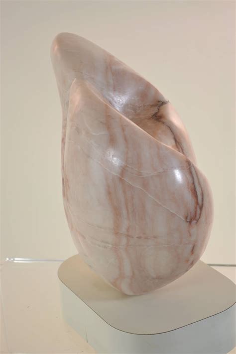 Abstract Marble Sculpture On Custom Base For Sale At 1stdibs