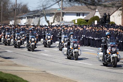 Thousands Of Nypd Officers Unite In Mourning At Funeral For Slain