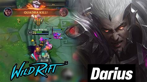 Wild Rift Darius Heartsteel Quadrakill Darius Vs Sett Baron Lane