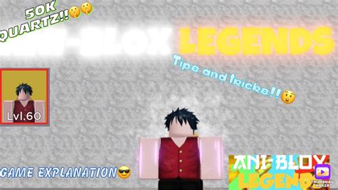 ANI BLOX LEGENDS Tips And Tricks Full Explanation YouTube