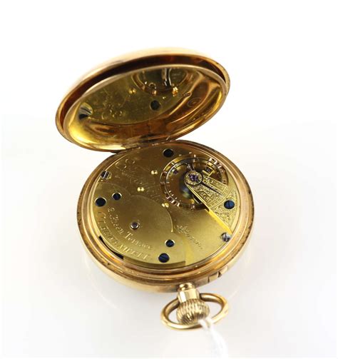 Lot A Victorian Gold Open Face Pocket Watch