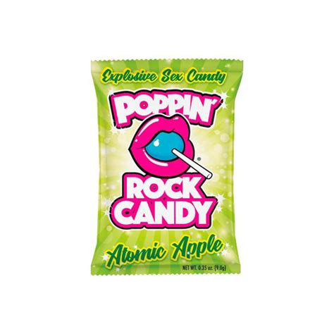 Caramelo Para Sexo Oral Poppin Rock Candy Sabor Manzana 9gr Foreplay