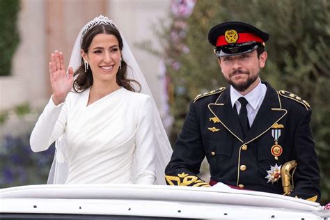 Crown Prince Hussein S New Wife Given Royal Title Of Princess Rajwa On