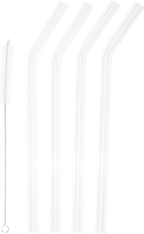 Amazon Tiki Tumblers Reusable Glass Drinking Straws Piece With