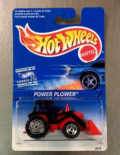 HOT WHEELS POWER PLOWER COLLECTORS 2075 RED BLACK 1 64 SCALE FREE SHIPPING EBay