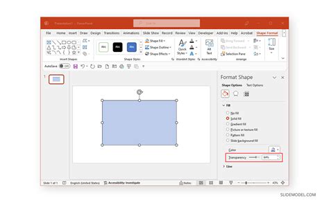 How To Make A Shape Transparent In Powerpoint