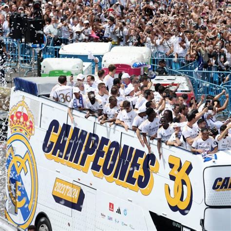 Le Real Madrid célèbre son 36e titre de champion déjà tourné vers l