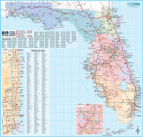 Large Map Of Florida | Printable Maps