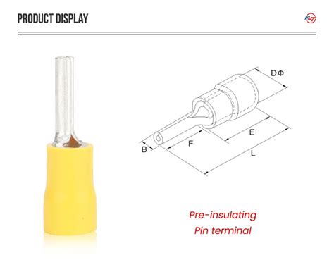 Ptv Insulated Terminal Lug Terminal Pin End Terminal Buy Flat