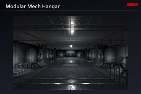 Modular Mech Hangar D Unity Asset Store