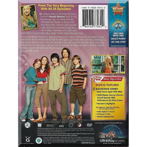 Dvd Hannah Montana The Complete First Season 2006 4 Disc