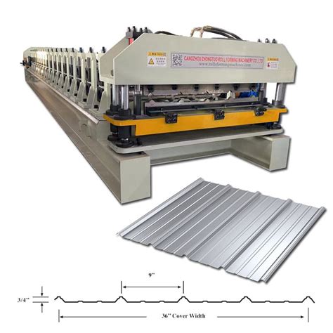 Max Rib Panel Roll Forming Machine US Area Roofing Sheet Roll Forming