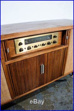 Mid Century Modern Stereo Console The Fisher Widdicomb Mueller Record