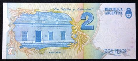 ARGENTINA Billete 2 Pesos Convertibles P 340 UNC 1994 Argcollectibles