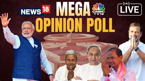 LIVE Mega Opinion Poll Lok Sabha Elections 2024 NDA VS I N D I A