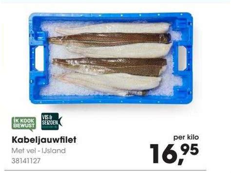 Kabeljauwfilet Aanbieding Bij Hanos Folders Nl