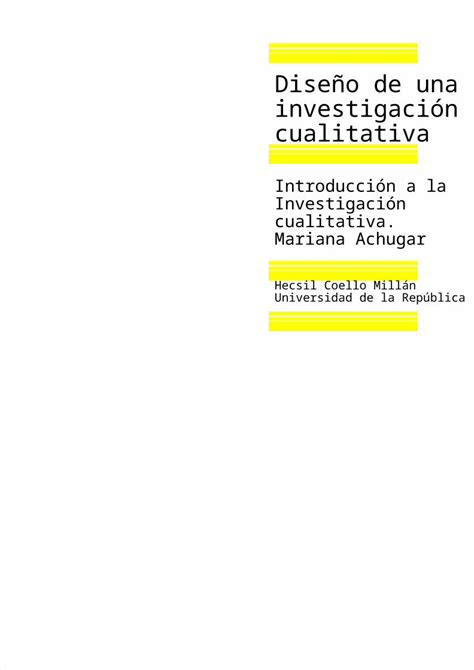 Doc Diseño De Una Investigación Cualitativa Dokumen Tips