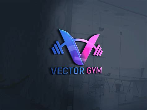 Vector Gym Logo PSD Template – GraphicsFamily