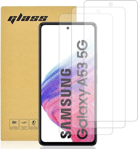 Totill 3 Pack For Samsung Galaxy A53 Tempered Screen Protector 99 99