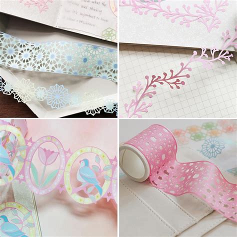 M Hollow Japanse Sakura Plakband Diy Planner Tape Grandado