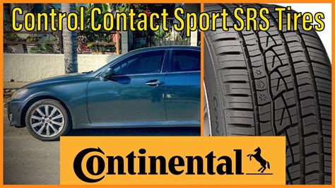 Continental Control Contact Sport Srs Tire Review Youtube