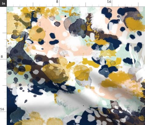 sloane abstract fabric - large scale Fabric | Spoonflower