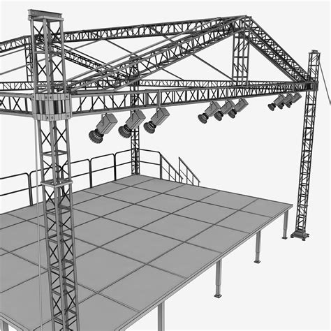 Music Stage Platform Scaffolding Concert Stage Design Stage Set