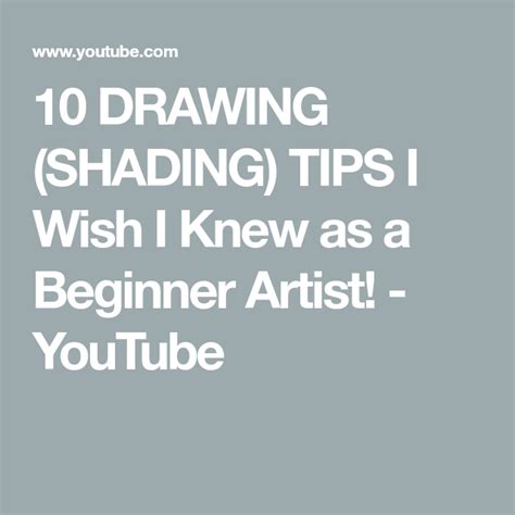 10 DRAWING SHADING TIPS I Wish I Knew As A Beginner Artist YouTube