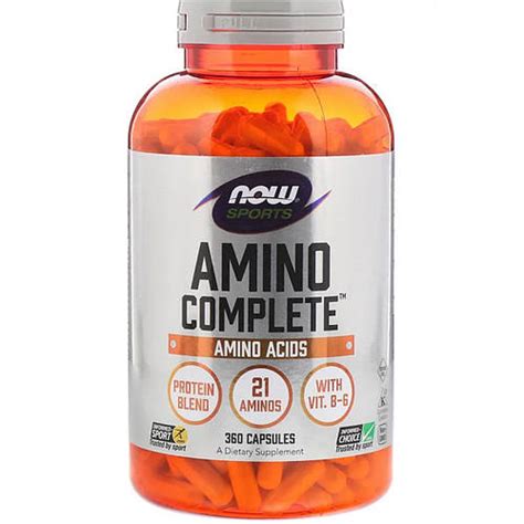 Купить Амино Комплекс Sports Amino Complete Now Foods 360 капсул