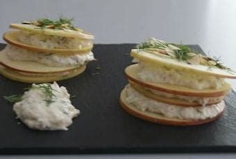 Mille Feuilles De Pommes Au Crabe Et Aux Amandes Lire