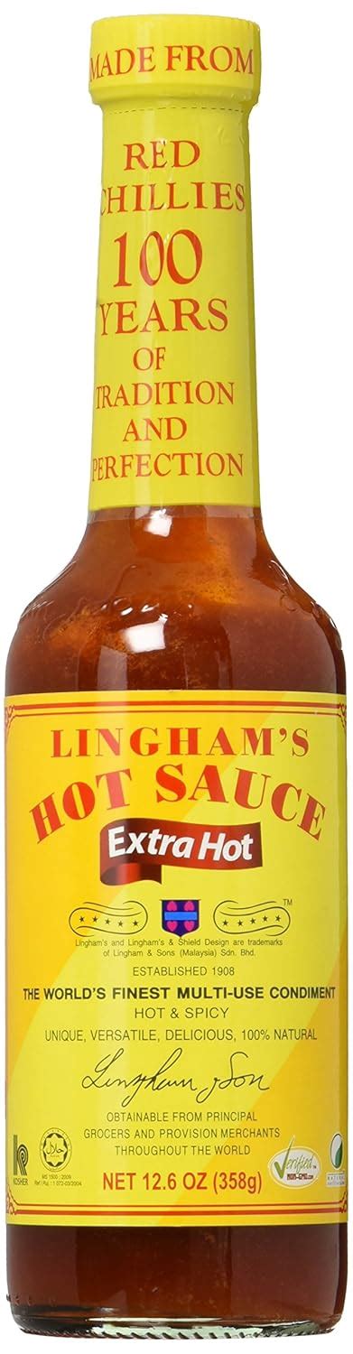 Amazon LINGHAM S HOT SAUCE EXTRA HOT Grocery Gourmet Food
