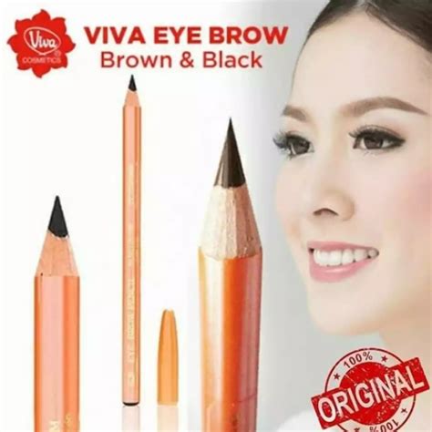 Viva Pensil Alis Original Coklat Hitam Lazada Indonesia