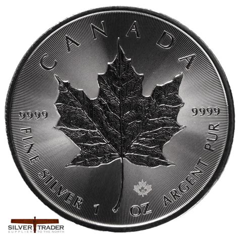 Canadian Maple Leaf Oz Silver Bullion Coin