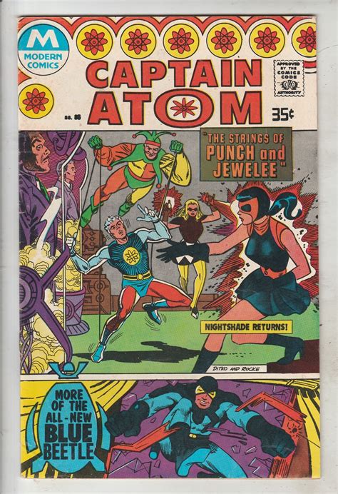 captain atom   vf high grade captain atom blue beetle modern