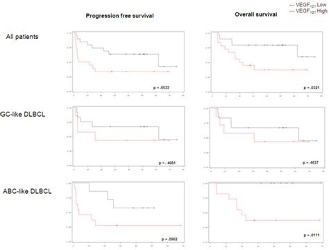 Progression Free Survival And Overall Survival In Dlbcl Patients