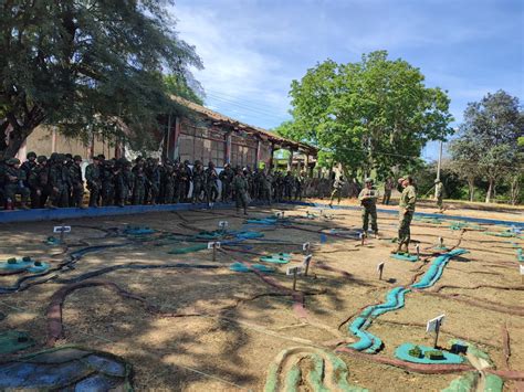 cadetes de la esmil realizan reconocimiento en el destacamento