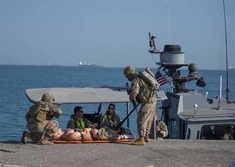 Joint service personnel and Djibouti Port Authority take part in first ...