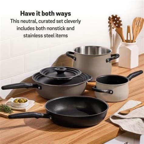 Meyer Accent Series Nonstick And Stainless Steel Induction Cookware ...