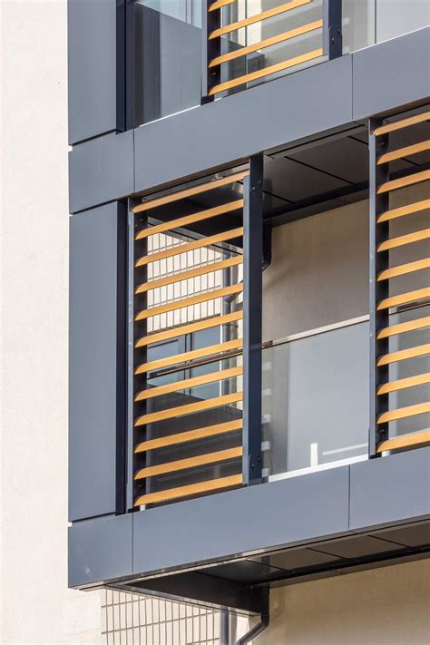 Aluminium Brise Soleil Solar Shading Shadex 150 Vertical Brise