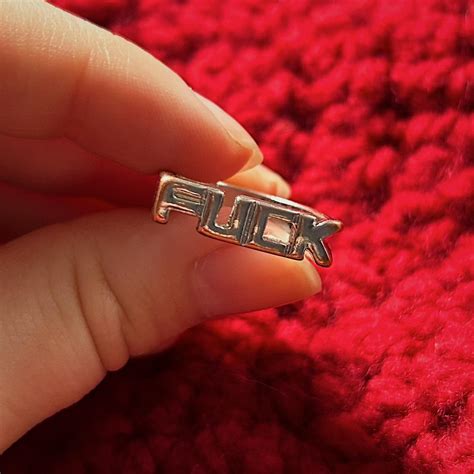 Nasty Gal Fuck Ring Nastygal Depop