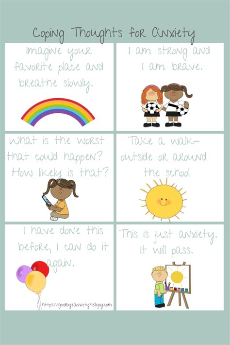 Anxiety Worksheets For Children Printable