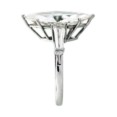 Marquise Cut Diamond Platinum Engagement Ring-Boca Raton Jewelery