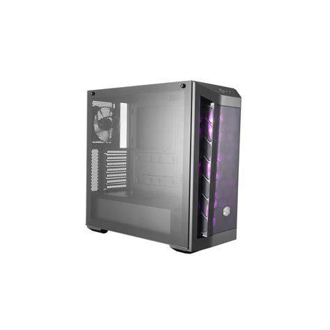 COOLER MASTER MASTERBOX MB511 RGB Mid Tower Tempered Glass Gaming Case ...