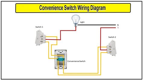 How To Make Convenience Switch Wiring Diagram Convenience Outlet 2 Way Switch Youtube