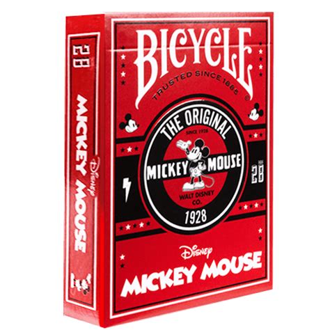 Bicycle Disney Classique Mickey Mouse Rouge Le Petit Magicien