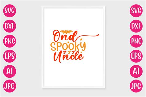 One Spooky Uncle Svg Cut File By Designadda Thehungryjpeg