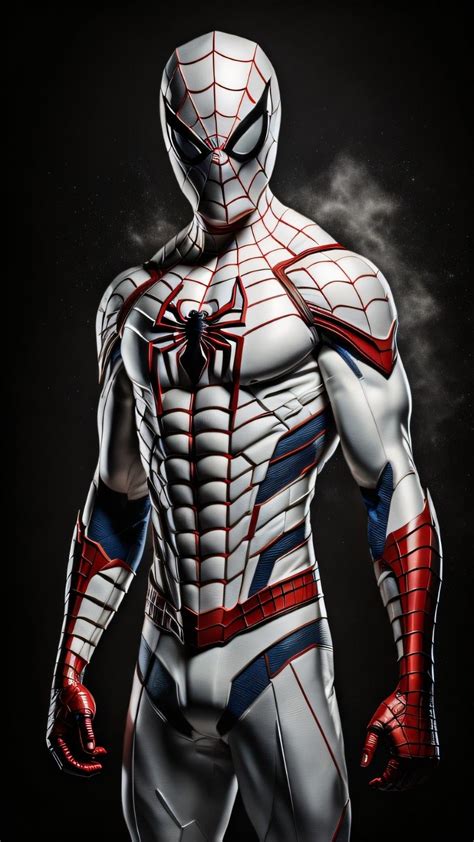 Spiderman white suit | Fotos de superhéroes, Traje del hombre araña ...