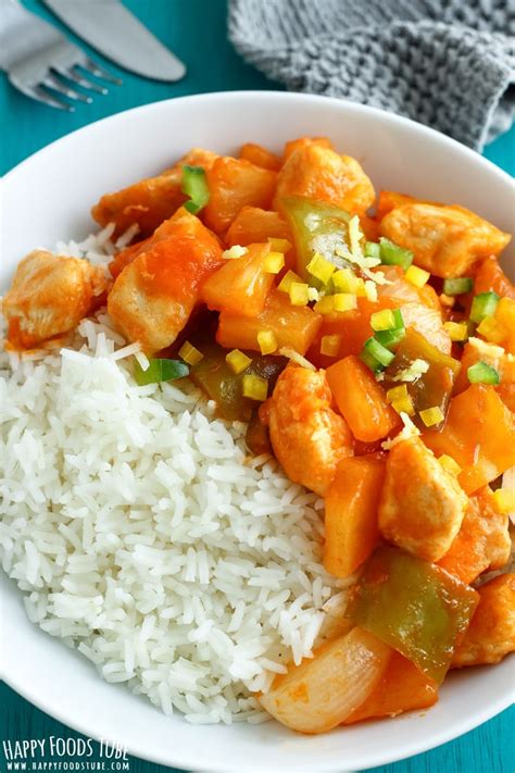 Simple Sweet And Sour Chicken Recipe Happy Foods Tube