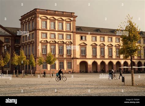 The castle in Mannheim, Baden-Württemberg, Germany, Europe Stock Photo ...